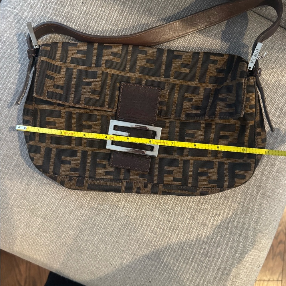Fendi Black and Brown Shoulder Bag - Picture 15 of 16